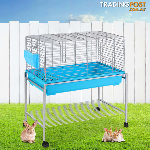 i.Pet Rabbit Cage 88cm Indoor Guinea Pig - PET-RAB-CAGE-H97