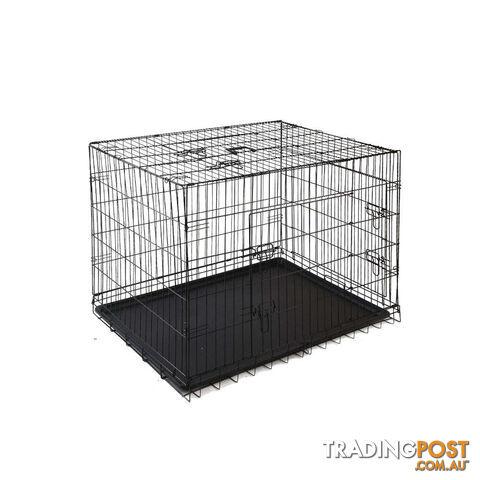 i.Pet 42" Dog Cage Crate Large Kennel 3 Doors - PET-DOGCAGE-42