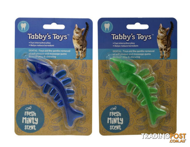 Cat Fish Skeleton Toy - Dental - Tabby's Toys - PPP-TOY2019111903BLU