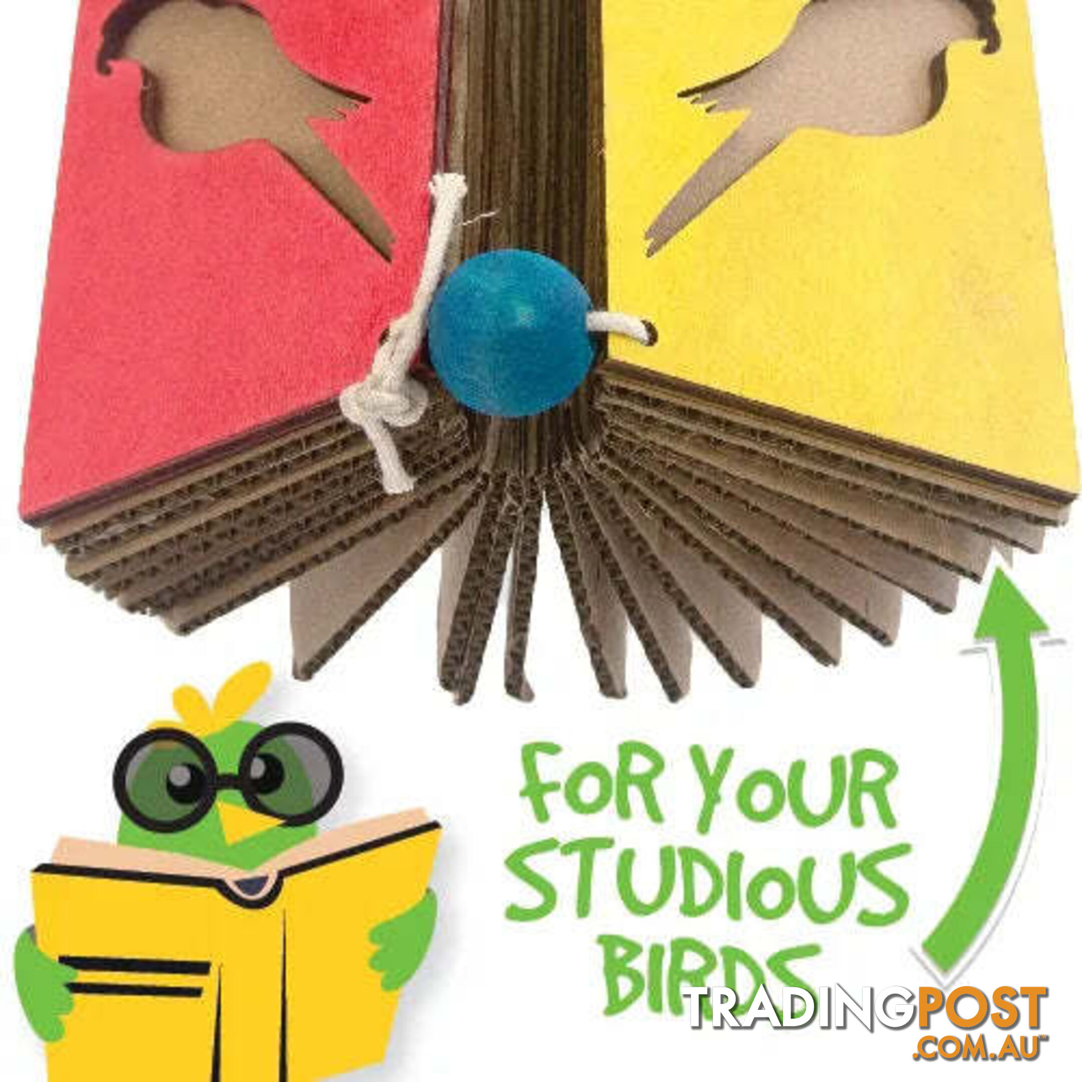 BIRD TOY DESTRUCTIVE - SHREDZ BIRD BOOK - BAINBRIDGE - BB-A8390