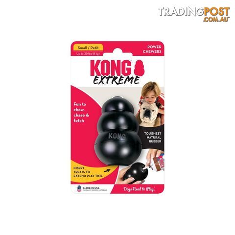 KONG Extreme Dog Toy - AAD-KONGEXT-BLK-S