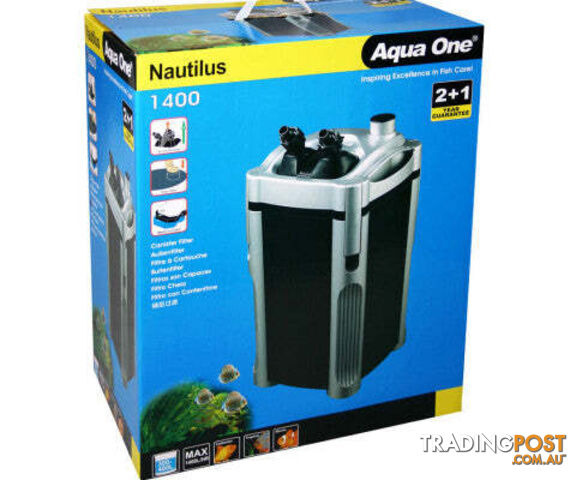 Aqua One Nautilus 1400 External Canister Filter - V553-94114