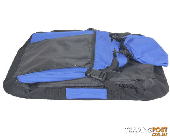 YES4PETS Small Foldable Pet Soft Dog Cat Puppy Rabbit Crate Bag With Curtain-Blue - V278-SC4934-S_BLUE - photo 4 of 11