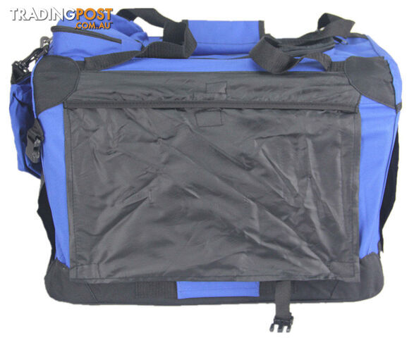 YES4PETS Small Foldable Pet Soft Dog Cat Puppy Rabbit Crate Bag With Curtain-Blue - V278-SC4934-S_BLUE - photo 3 of 11