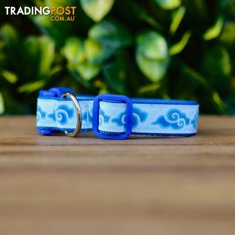 Cloud Dog Collar - Hand Made by The Bark Side - TBSCLDMEDPNK - photo 4 of 15