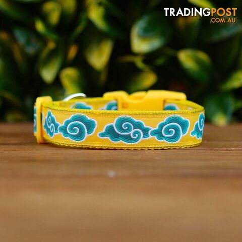 Cloud Dog Collar - Hand Made by The Bark Side - TBSCLDMEDPNK - photo 3 of 15