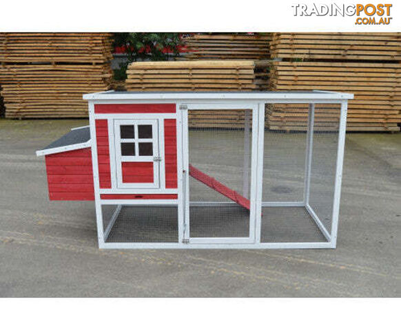 YES4PETS XL Ferret, Guinea Pig, Cage. Rabbit Hutch or Chicken Coop 200x94x105 cm - V278-CC406
