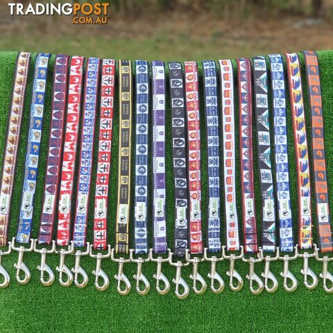 AFL Dog Leads, Footy - Aussie Rules - Moondidley Pets - MDPLDAFLCOMA