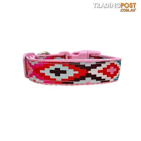 Geometric Arrows Multi Dog Collar - Hand Made by The Bark Side - TBSGAMLGE