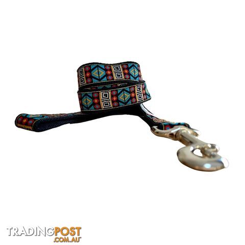 Tribal Dog Lead / Leash - Hand Made by The Bark Side - TBSLDTRIGLD251.5