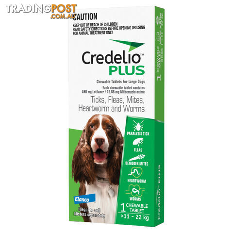 Credelio Plus Ticks, Fleas, Mites, Heartworm, and Worms - EDACPDS1