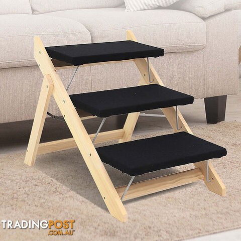 3 Steps Portable Dog Cat Pet Stairs - V63-820173