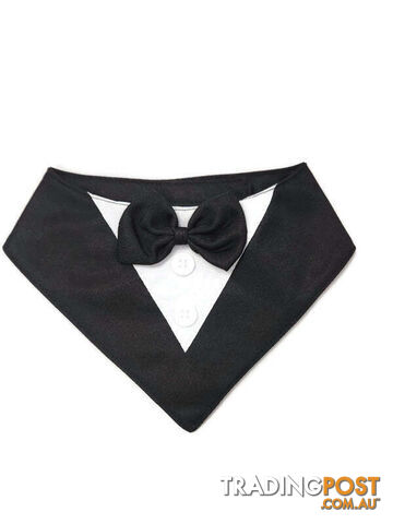 Dog Bandana Tuxedo - Dapper Style for Your Pup - TMTUXM
