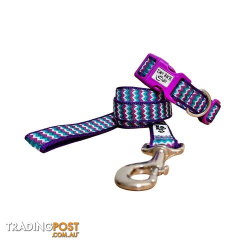 Chevron Dog Lead / Leash - Hand Made by The Bark Side - TBSLDCHEOTO251.5 - photo 4 of 8
