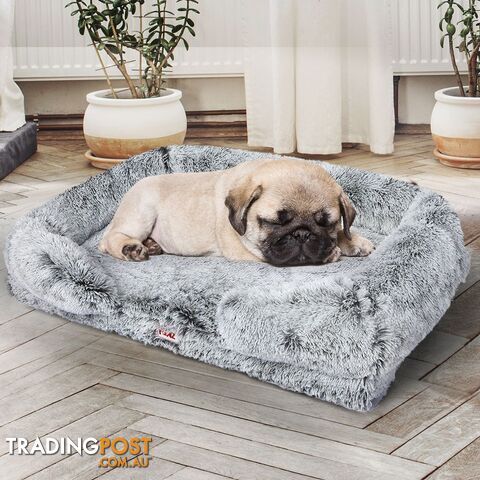 PaWz Pet Bed Orthopedic Sofa Dog Beds Bedding Soft Warm Mat Mattress Cushion - WB-PT1048-L-GY