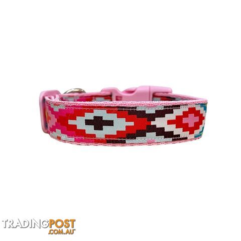 Geometric Arrows Multi Dog Collar - Hand Made by The Bark Side - TBSGAMMED