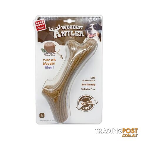 Dog Chew Wooden Antler Gigwi - WPS-DAG3310