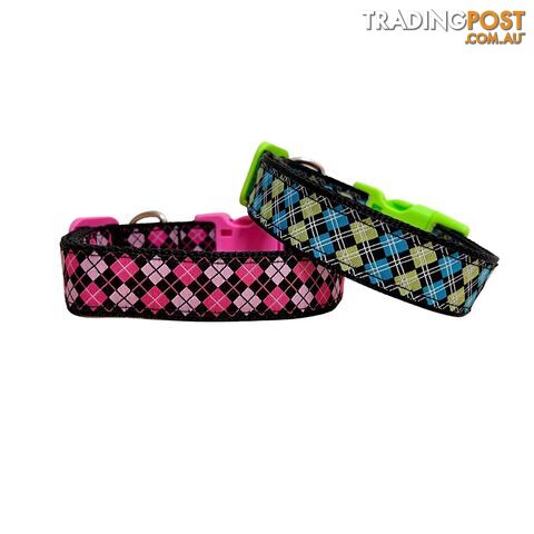 Tartan Dog Collar - Hand Made by The Bark Side - TBSTARXSLPNK - photo 3 of 14