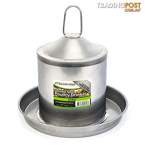 STAINLESS STEEL POULTRY DRINKER - BAINBRIDGE - BB-A8052