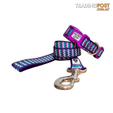 Chevron Dog Lead / Leash - Hand Made by The Bark Side - TBSLDCHEPTP201.5 - photo 4 of 8