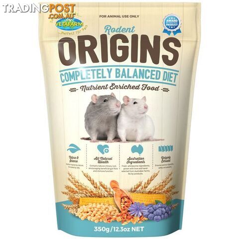 VETAFARM RODENT/MICE/RATS ORIGINS 350G - WPSAFV0140