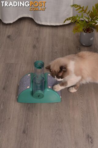 Cat Play Box Kit Pet Toy Kitten Toys Interactive Ball Peek Hunting Toy-Green -...