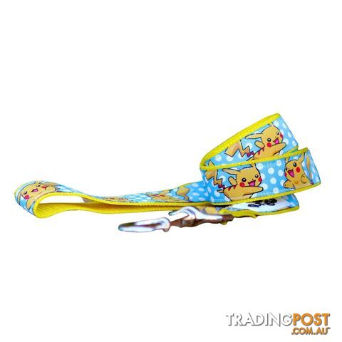 Pikachu Dog Lead / Pokemon / Dog Leash - Hand Made by The Bark Side - TBSLDPIK251.2