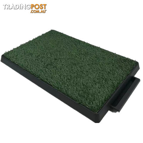 YES4PETS XL Indoor Dog Puppy Toilet Grass Potty Training Mat Loo Pad with 1...