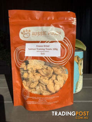 Freeze Dried Salmon Training Treats 100g - Aussie Pooch - APSAL