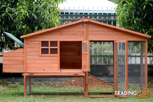 YES4PETS XL Chicken Coop Rabbit Guinea Pig Hutch Ferret Hen House - V278-CH033