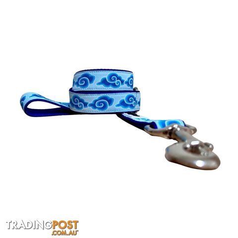 Cloud Dog Lead - Leash - Hand Made by The Bark Side - TBSLDCLDYEL251.5