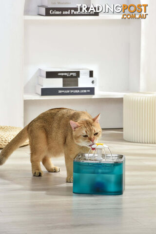 YES4PETS 3L Automatic Electric Pet Water Fountain Dog Cat Stainless Steel...