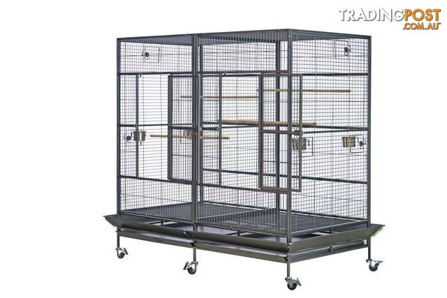 YES4PETS XXXL 195cm Bird Cage Pet Parrot Aviary Perch Castor Wheel - V278-B069 - photo 2 of 5