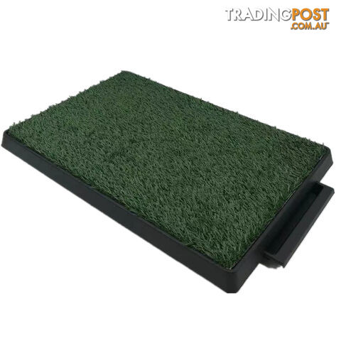 YES4PETS XL Indoor Dog Puppy Toilet Grass Potty Training Mat Loo Pad with 2...