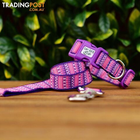 Aztec Dog Lead / Pink / Purple / Dog Leash - Hand Made by The Bark Side - TBSLDAZT251.8 - photo 2 of 2