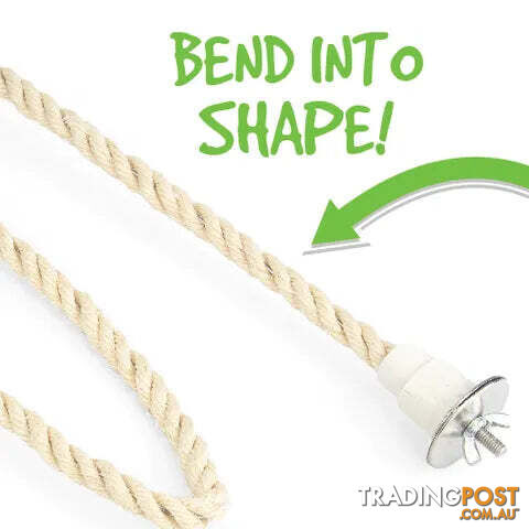 BIRD TOY ROPE - SISAL ZIG ZAG - BAINBRIDGE - BB-A8430