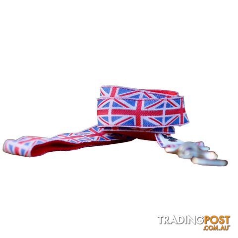 Union Jack Dog Lead / Dog Leash - Hand Made by The Bark Side - TBSLDUNI251.5