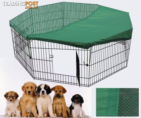 YES4PETS 42' Dog Rabbit Playpen Exercise Puppy Enclosure Fence with cover -...