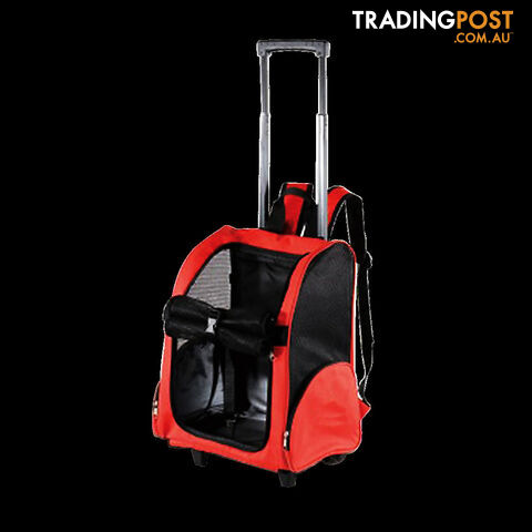 Dog Pet Safety Transport Carrier Backpack Trolley - V63-793955