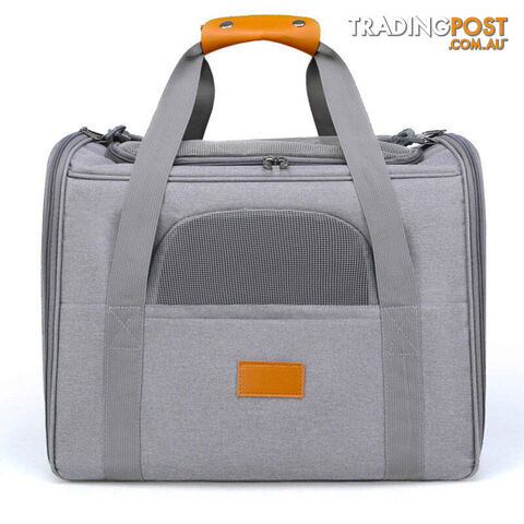 Foldable Soft-Sided Pet Carrier for Travel - Fits Cats & Small Dogs Under 6kg,...