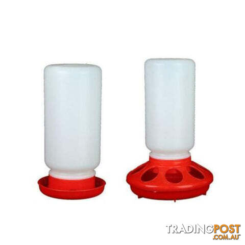 Cheeky Chooka Chick Waterer and Feeder Set - V194-CH-RED-SET