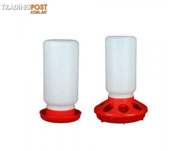 Cheeky Chooka Chick Waterer and Feeder Set - V194-CH-RED-SET