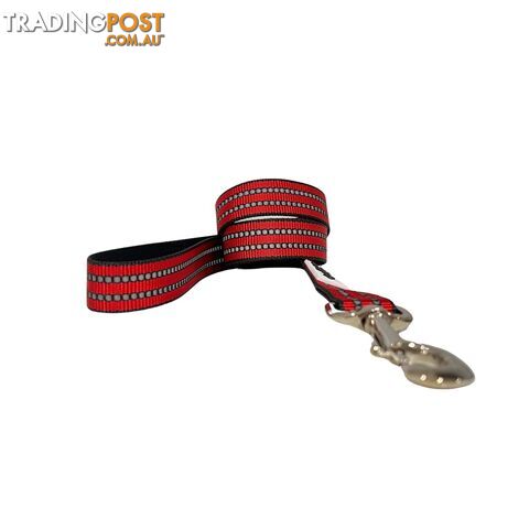 Reflective Dog Lead / Leash - Hand Made by The Bark Side - TBSLDREFAQU251.8 - photo 4 of 10