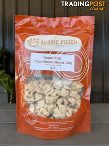 Freeze Dried Chicken Breast Training Treats 100g - Aussie Pooch - APCHIBREFREE