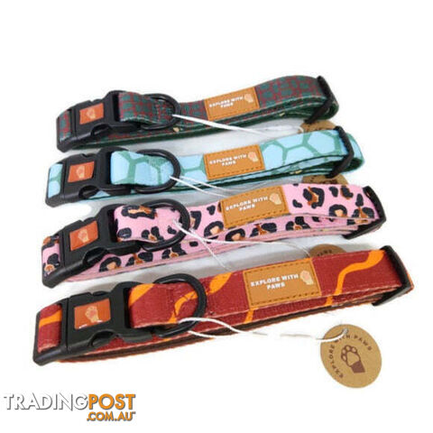 Designer Dog Collars by Explore with Paws - EWPCOLXSTIGN