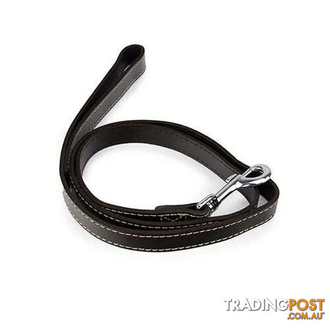 LEATHER LEAD - BAINBRIDGE - BB-A7103-BLK