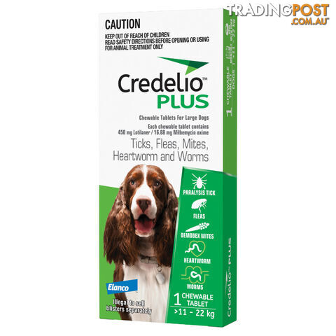 Credelio Plus Ticks, Fleas, Mites, Heartworm, and Worms - EDACPDXL1