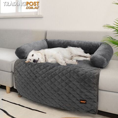 Pet Protector Sofa Cover Dog Cat Waterproof Couch Cushion Slipcovers PaWz - WB-PT1123-M-GY