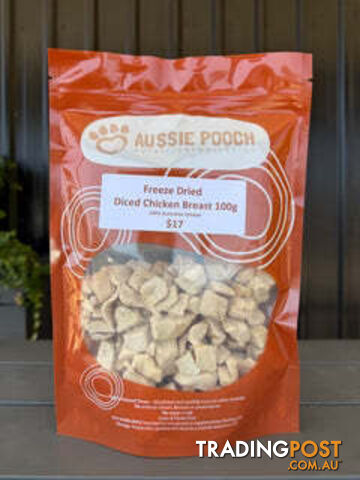 Freeze Dried Chicken Breast Training Treats - Aussie Pooch - APCHIBREFREE-1