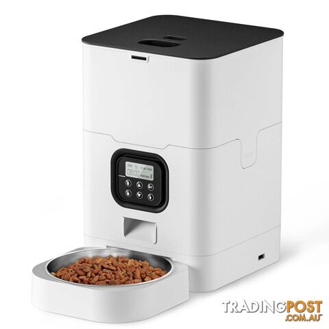 YES4PETS 6L Automatic Digital Pet Dog Cat Feeder Food Bowl Dispenser -...